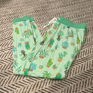🌲Succulent Print Bamboo Pajama Pants